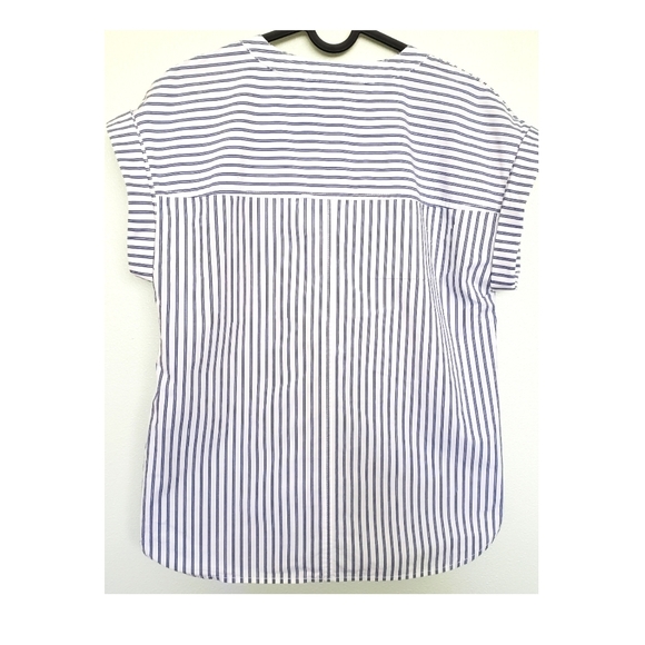 J crew cotton lace up popover shirt - Picture 4 of 7